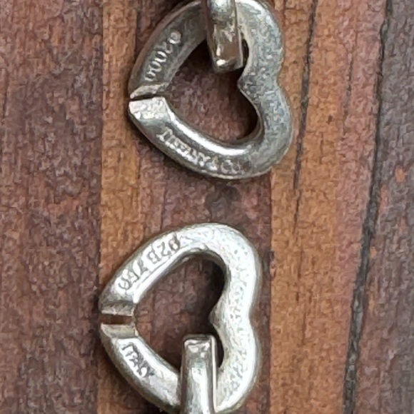 Tiffany & Co. 2000 Interlocking Gold Silver Hearts Retired Authentic Bracelet - Picture 6 of 15